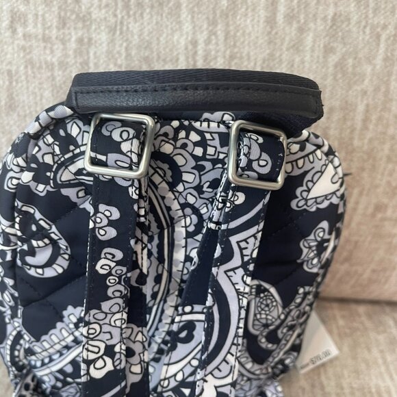 Vera Bradley Mini Backpack - Deep Night Paisley Neutral